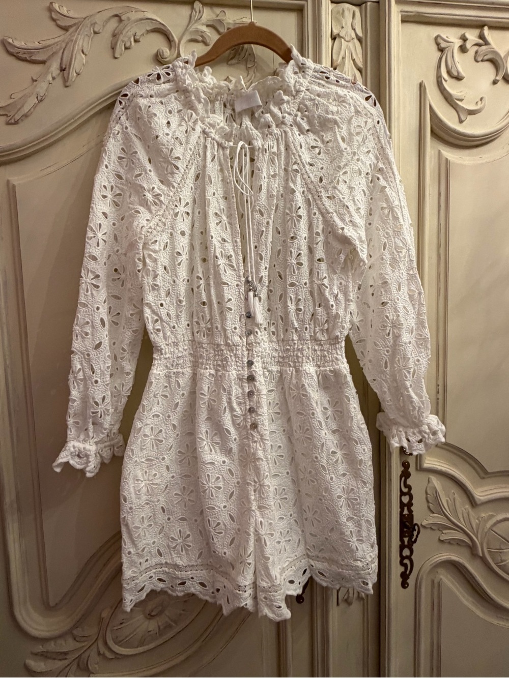 Zimmermann White Eyelet Romper Size 1, US 4-6